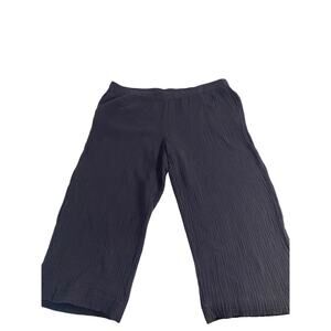 New J Jill Cotton Wide Leg Trouser Pants Comfy Soft Lagenlook Teacher Office 3X